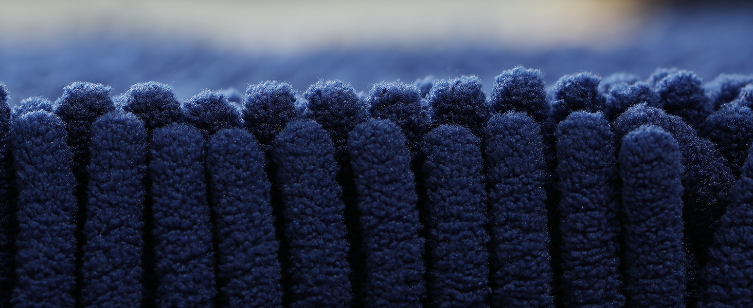 Килимок для ванної кімнати Homaxy, 60 x 120 см, мікрофібра, вбираючий, антиковзаючі, блакитний