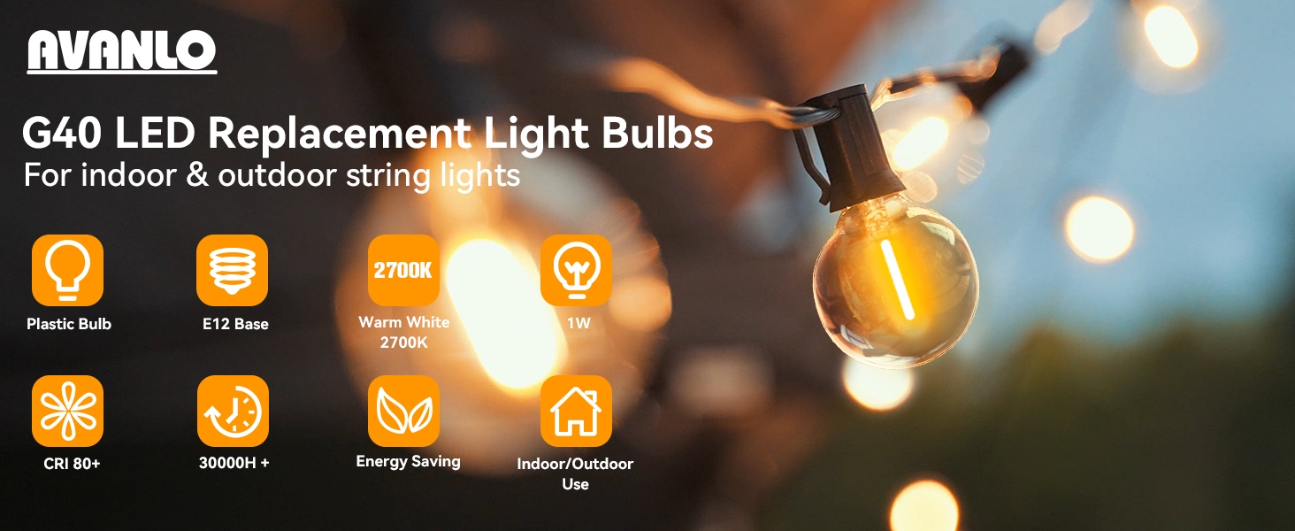 AVANLO LED-гірлянда на батарейках, 15м, 30+2 LED, вологостійка, для саду, балкону, вечірок, свят