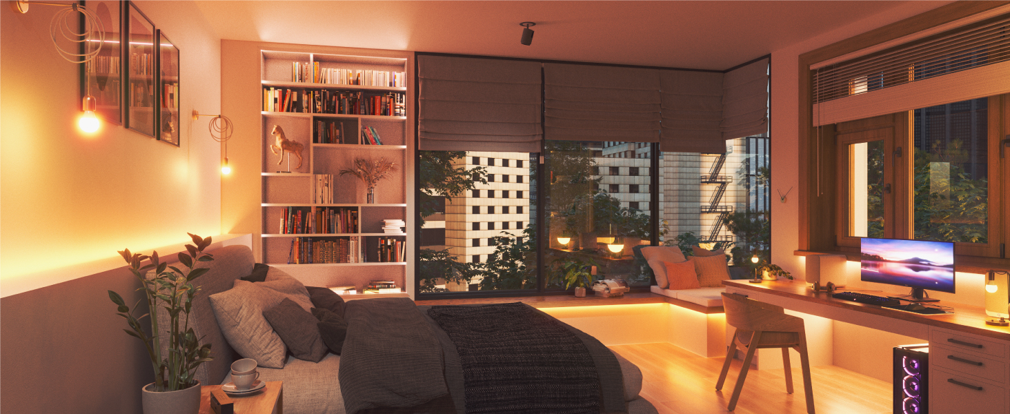 Nanoleaf Holiday String Lights 25м | 300 LED | IP44 | 18W | EU | HomeKit сумісність