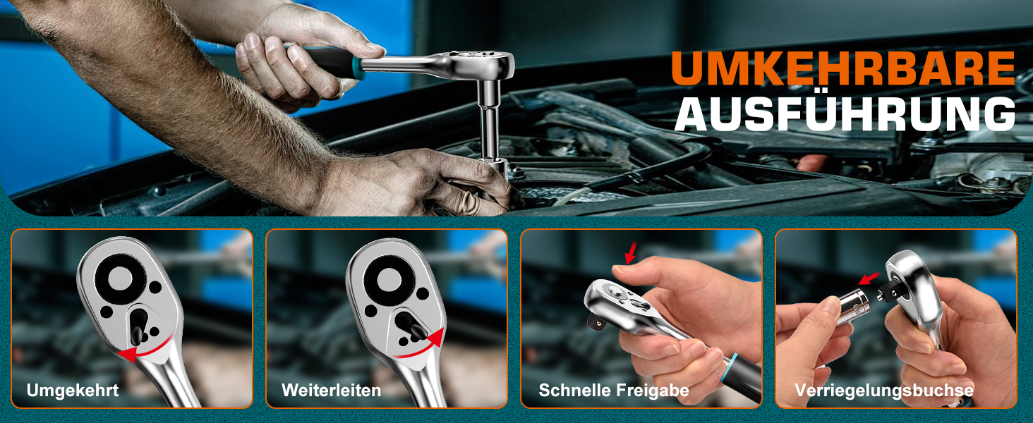 Набір інструментів Sundpey 255 предметів з акумуляторним дрилем-шуруповертом 21V, 2x2000mAh, синій - для дому та авто