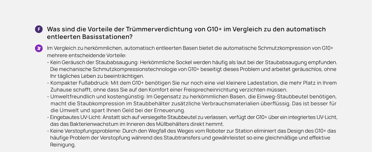 Робот-пилосос 3i G10+ з функцією миття підлоги, автоматичним компакттором сміття, потужністю всмоктування 18000 Па, вбудованою бічною щіткою та миючим мопом, інтелектуальною навігацією та уникненням перешкод за допомогою ШІ