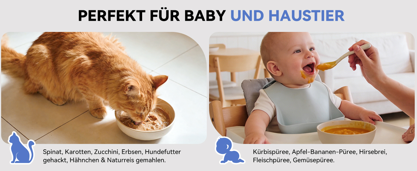 Подрібнювач LINKChef електричний 1.5л, скляна чаша, сталеві ножі, 2 швидкості, для м'яса, фруктів, овочів та дитячого харчування, сріблястий