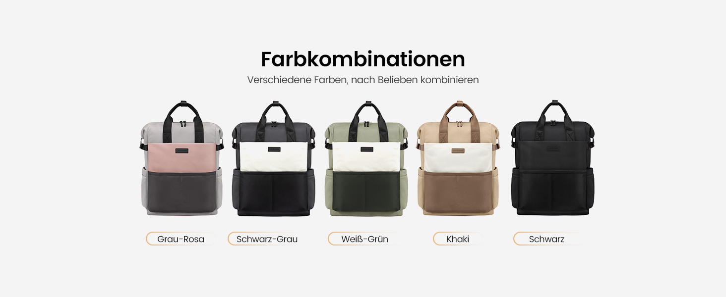 LOVEVOOK Рюкзак для жінок з відділенням для ноутбука 15.6 дюймів, шкільний/туристичний/бізнес, водонепроникний, 15.6 дюймів, 1 Хакі