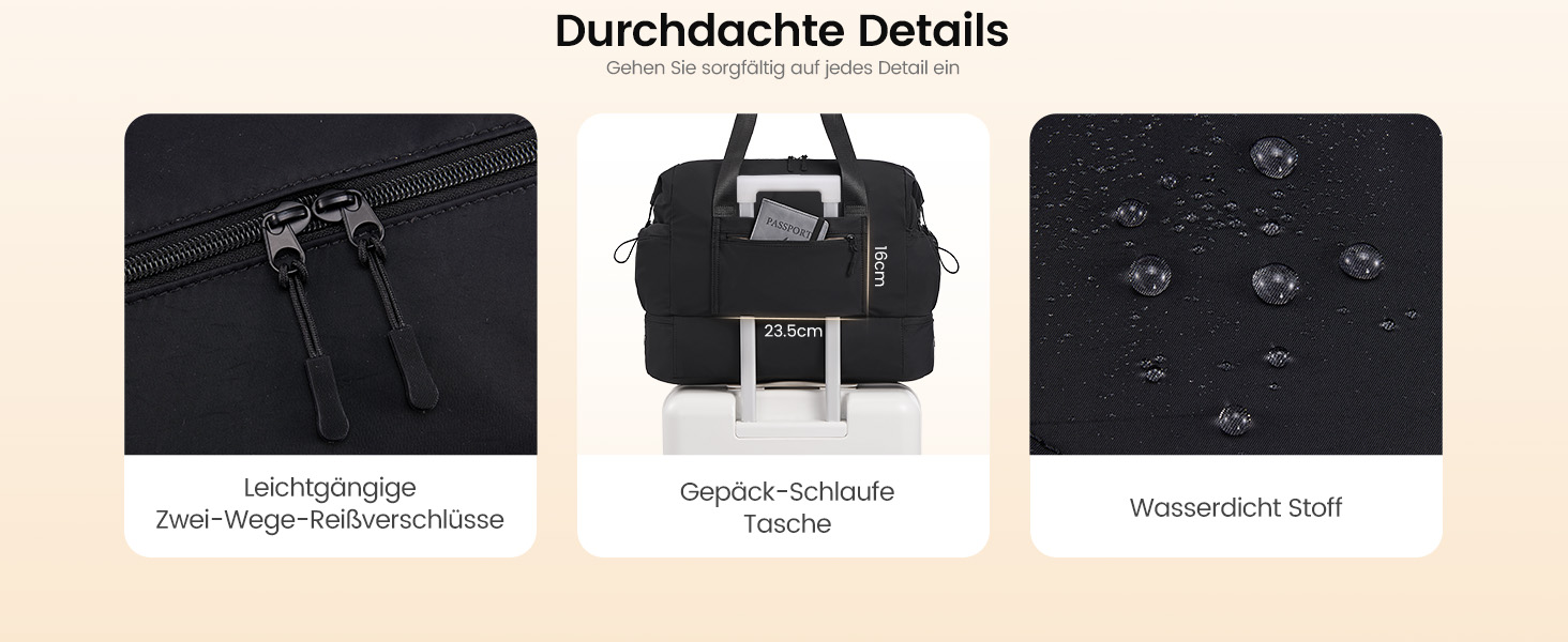 Сумка-трансформер LOVEVOOK для подорожей: жіноча, легка, 30L, водонепроникна, з відділенням для взуття, для авіаперельотів, спортзал, клініка, пологовий будинок