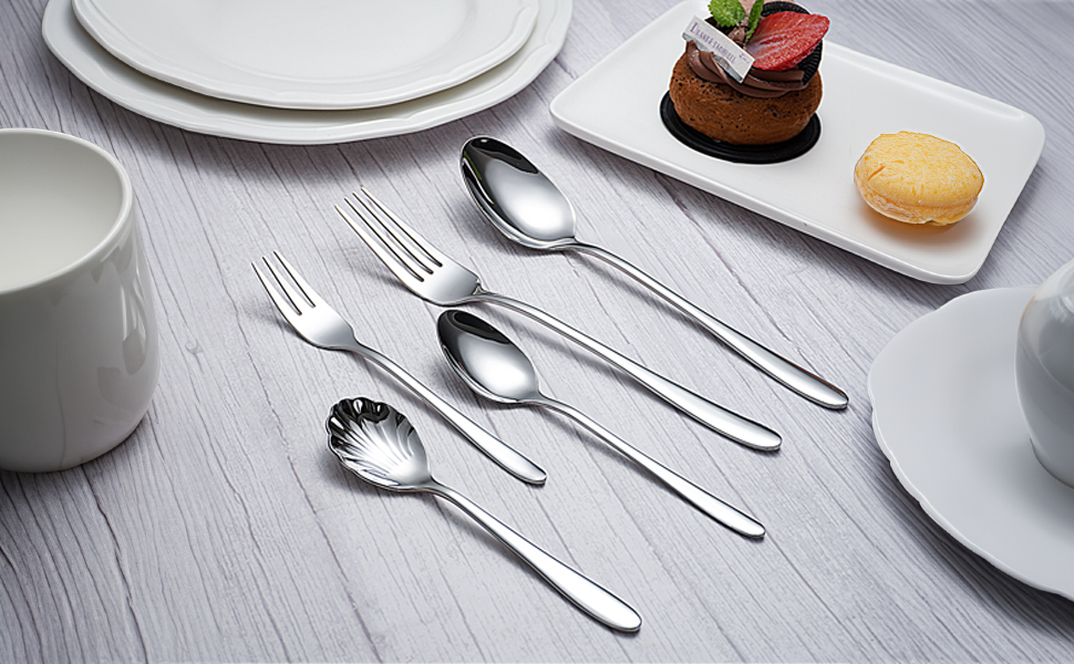 Набір столових приборів Karl Hausmann на 12 осіб (72 шт.) - нержавіюча сталь, безпечний для миття в посудомийній машині
