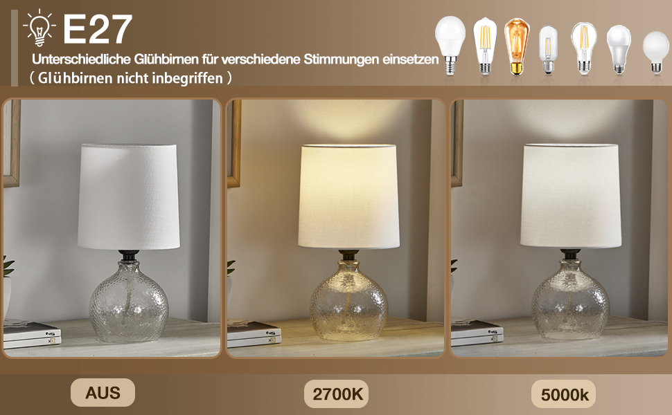 Настільна лампа GyroVu з ротангу, 2 шт. в наборі, Бохо стиль, цоколь E27, для спальні, вітальні, читання