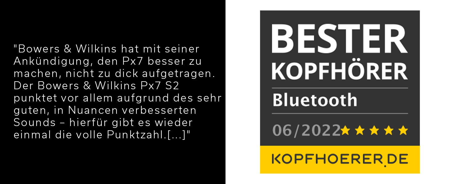 Бездротові накладні навушники Bowers & Wilkins PX7 S2 з Bluetooth і шумозаглушенням, чорні