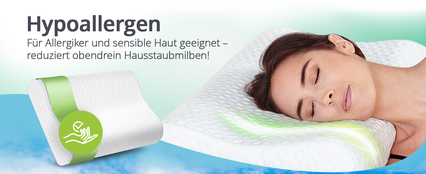 Ортопедична подушка Feela® для сну та підтримки шиї [3 ступені жорсткості] - Знімає біль у шиї та плечах, покращує якість сну та підтримує хребет | Регульована висота Подушка 60x40 см (середня жорсткість) 60x40 см - Середня