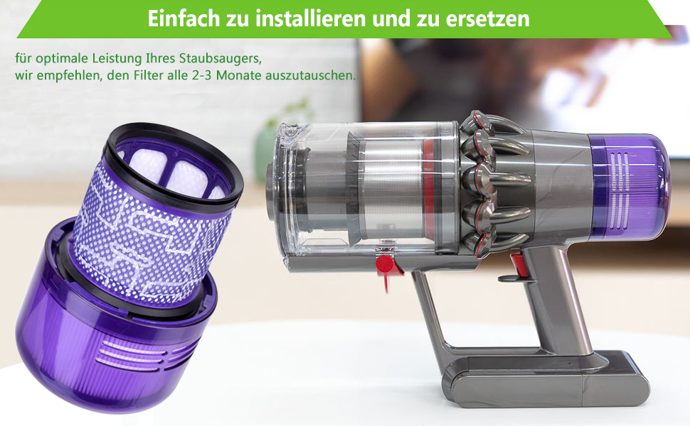 Фільтр V11 для Dyson, 3 змінних фільтра для Dyson, V11, миються фільтри для Dyson, V11, SV14, повний привід крутного моменту для тварин