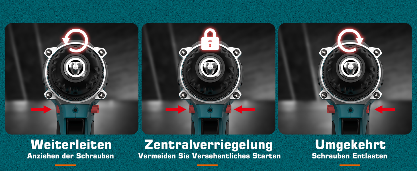 Набір інструментів Sundpey 255 предметів з акумуляторним дрилем-шуруповертом 21V, 2x2000mAh, синій - для дому та авто