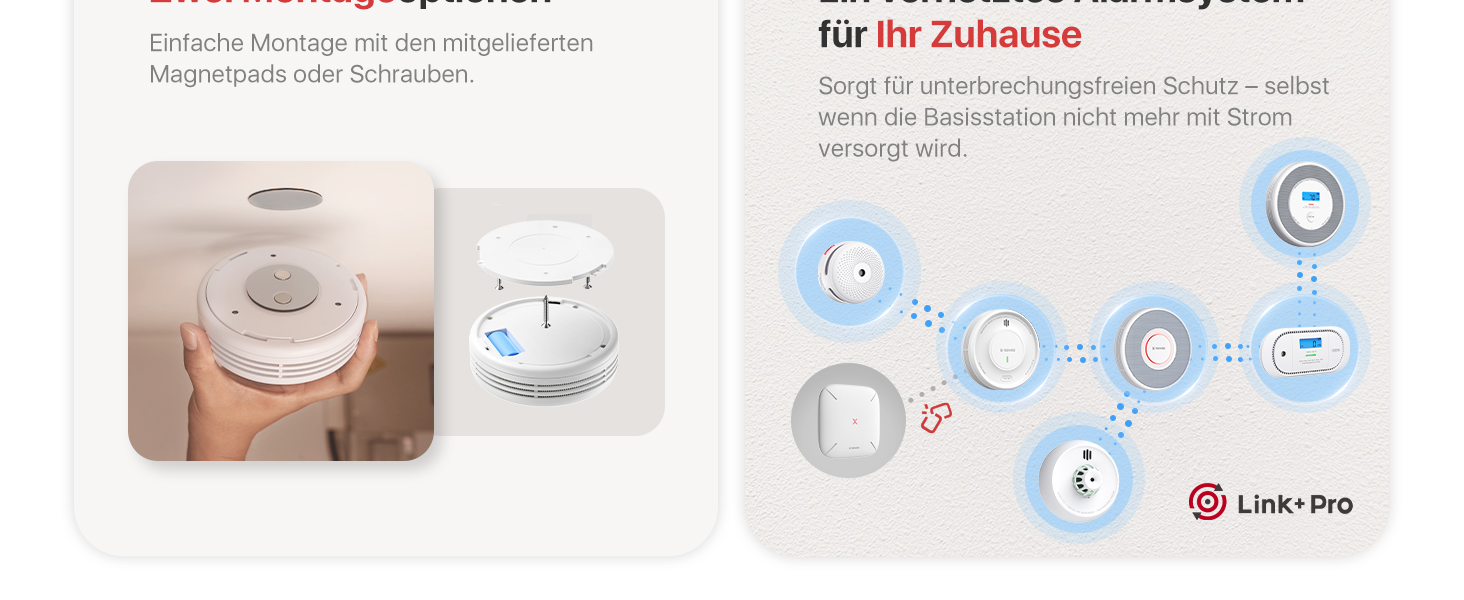 X-Sense Детектор диму розумний Wi-Fi з магнітною кріпленням, мережевий, з базою SBS50, функція App, сумісний з Home Assistant, змінна батарея, XS0D-MR61 (1 шт.)