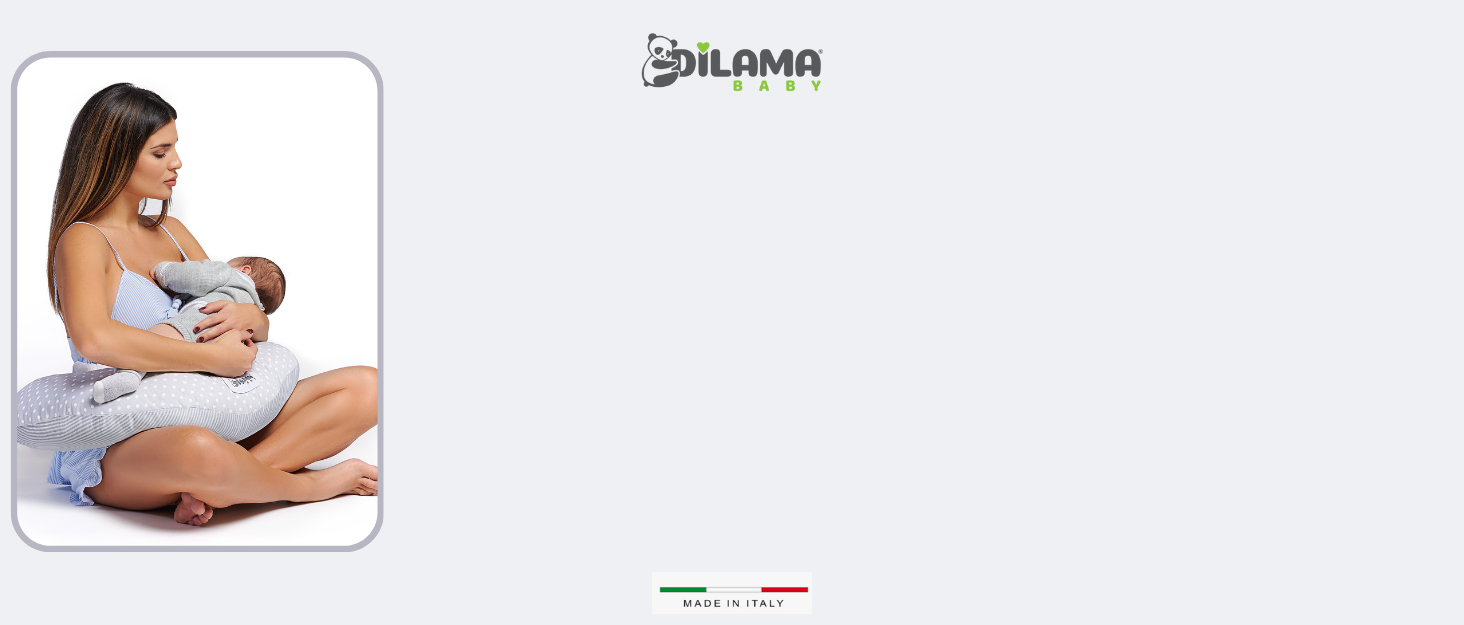 Подушка для годування Dilamababy Klein з 2 наволочками, 100% бавовна Ökotex - комфортна, гіпоалергенна подушка для годування, антиалергенний наповнювач з волокон