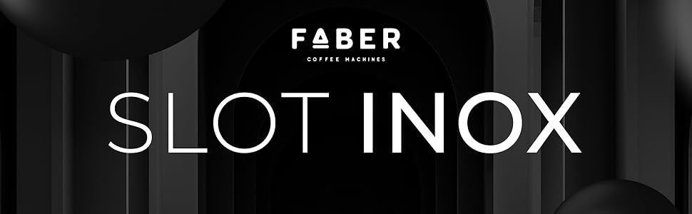 Кавомашина FABER 44 мм Бургундія: Еспресо-машина з нержавіючої сталі та латунні