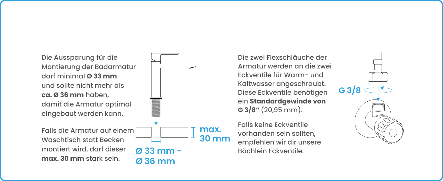 Змішувач для ванної кімнати Bächlein Imatra - хром, однорідний дизайн