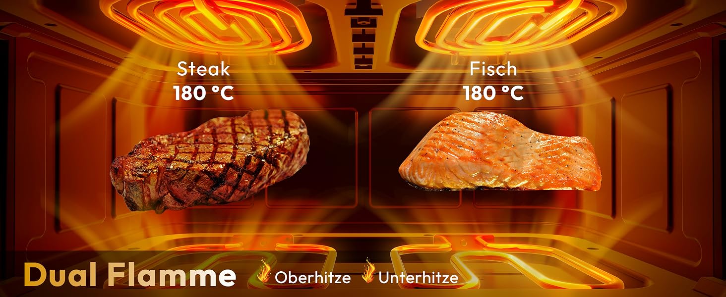 Аерофритюрниця LLIVEKIT з двома камерами 2x4,5л (10л), 8 програм, 4D конвекція, функція Sync-Finish, чорна