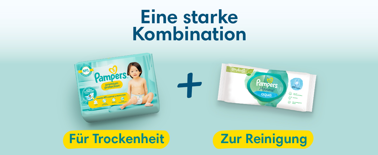 Підгузки Pampers Premium Protection розмір 1 (2-5 кг), 56 шт