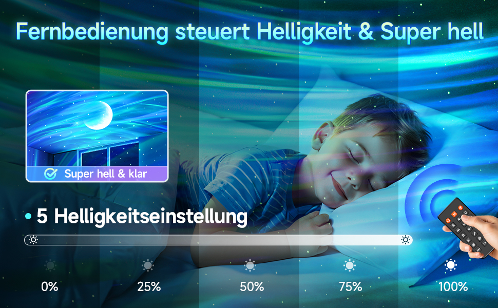 Проектор зоряного неба COOLNIGHT: лампа-нічник Aurora Galaxy з 180 режимами світла, білим шумом та Bluetooth, для дітей та дорослих, білий