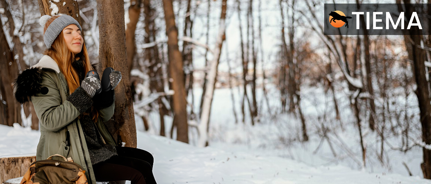 Електричні грілки для рук 2 шт., ультралегкі, перезаряджувані, портативні, 3 режими нагріву, до 24 годин, багаторазові USB грілки для рук для активного відпочинку взимку сірого кольору