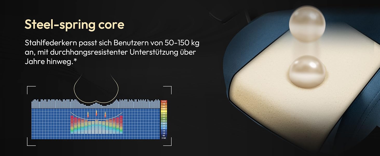 Ігровий крісло Dowinx з мікрофібри, дихаюче та ергономічне, з регульованою підніжкою (блакитне)