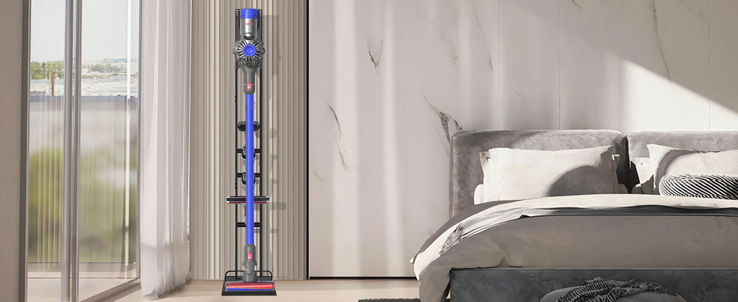 Підставка для пилососа Yawinhe для Dyson V15-V6, тримач аксесуарів для організації, чорний