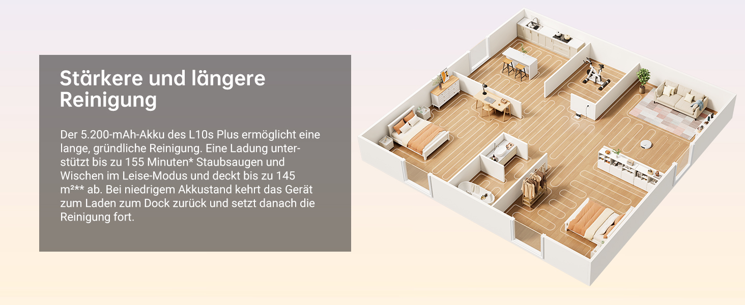 Робот-пилосос Dreame L10s Pro Gen2: потужність 13000 Па, DuoBrush для шерсті тварин, суха та волога прибирання, LDS-навігація, акумулятор 5200 мАг