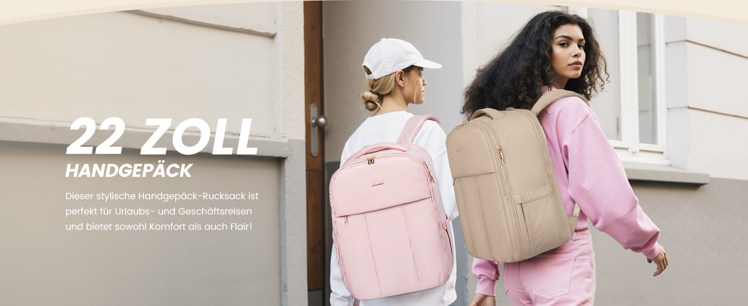 Рюкзак для ручної поклажі OVEVOOK: 40л, для ноутбука 17