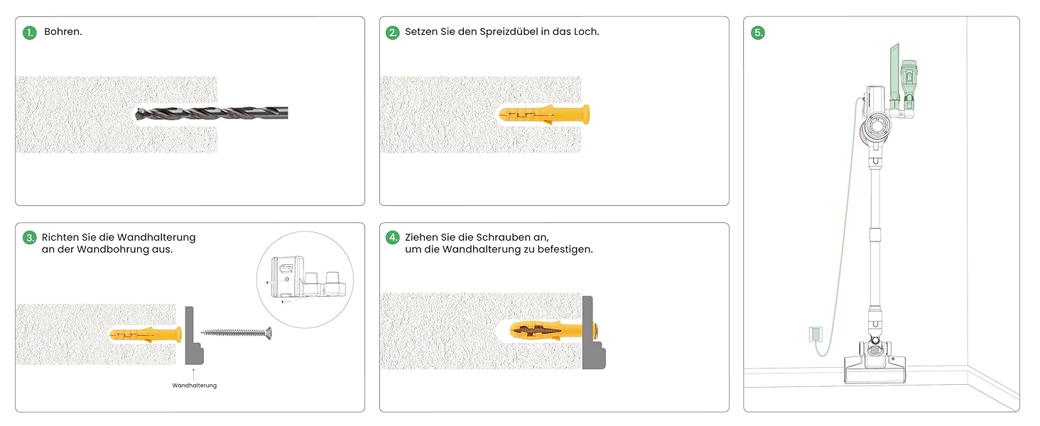 Бездротовий пилосос Vexilar Akku: 60 хв роботи, 45 kPa, 550 Вт, 6-в-1, LED дисплей, для дому та авто, видаляє шерсть тварин