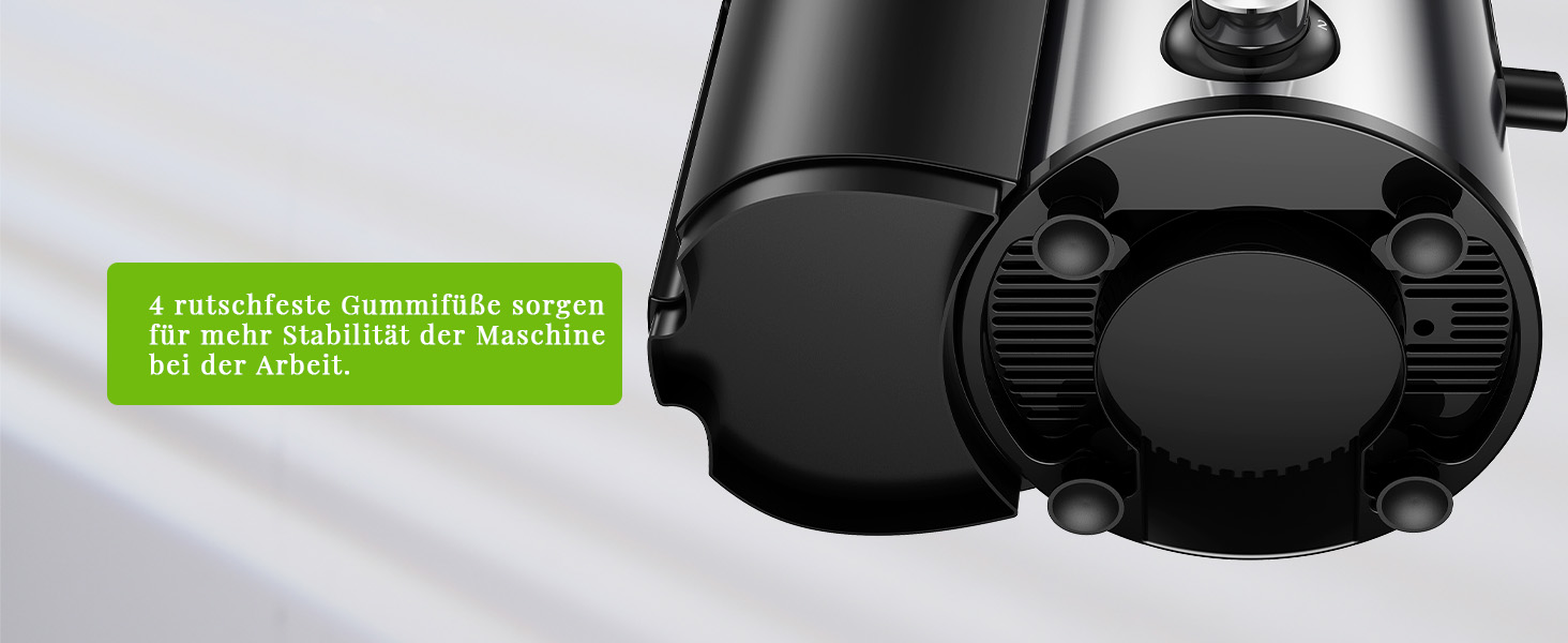 Шокер-віджимач GDOR 800W з нержавіючої сталі, 76 мм, 3 швидкості, для фруктів та овочів, швидке віджимання, легкий у чищенні, BPA-free