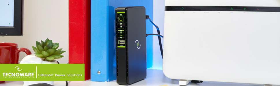 UPS Tecnoware ERA PLUS DC: Захист роутера, відеоспостереження, Powerbank 8800mAh, POE 24V/48V, захист від перепадів напруги та відключень електроенергії до 240 хв