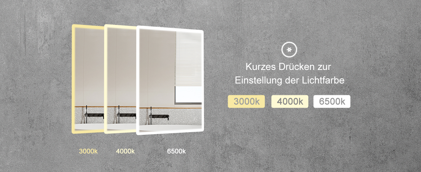 Дзеркало для ванної кімнати Sanitemodar LED 50x70 см з підсвічуванням, антизапар, сенсорне керування