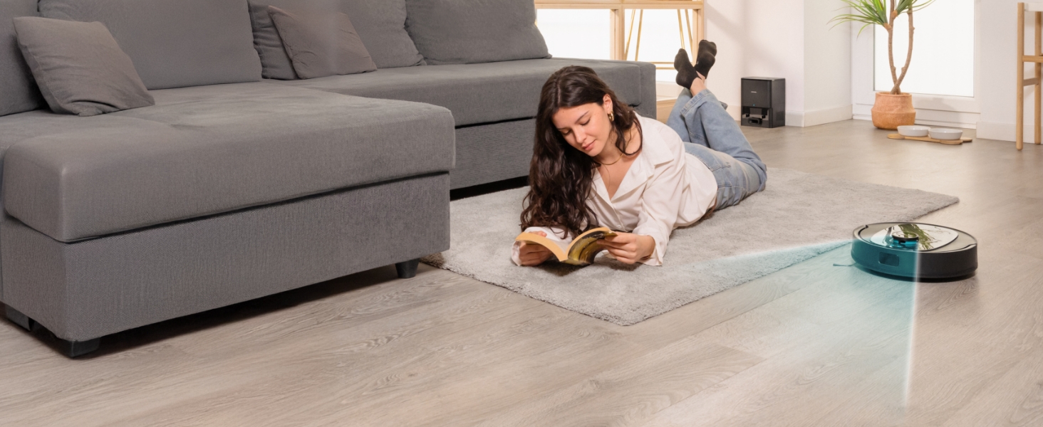 Робот-пилосос Cecotec Conga 7690 Immortal: Lasernavigation, 7000 Pa, 4-в-1 (пилосос, мийка, моп), автопорожнення, силіконова щітка