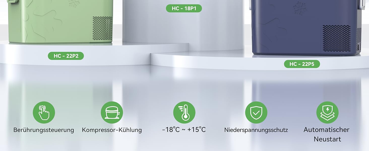 Автохолодильник BINGI 18л портативний 12/24V, 230V: термобокс для авто, кемпінгу, дому (-18°C до 15°C)