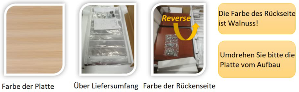 Стелаж для кухні Soges: міцна підставка для мікрохвильової печі з 3 полицями, чорний (білий клен)