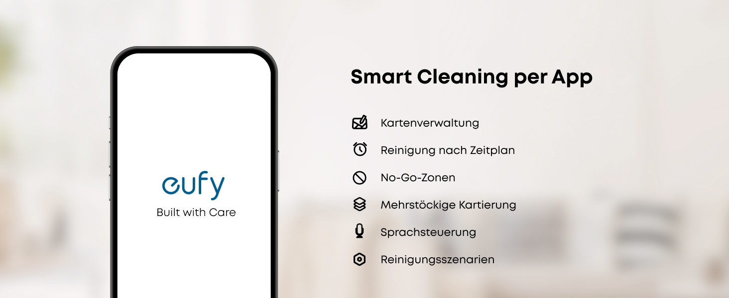 Робот-пилосос eufy C10 з автоматичною станцією самоочищення, 7,3 см, для прибирання килимів, з бічною щіткою для кутів, лазерна та інфрачервона навігація