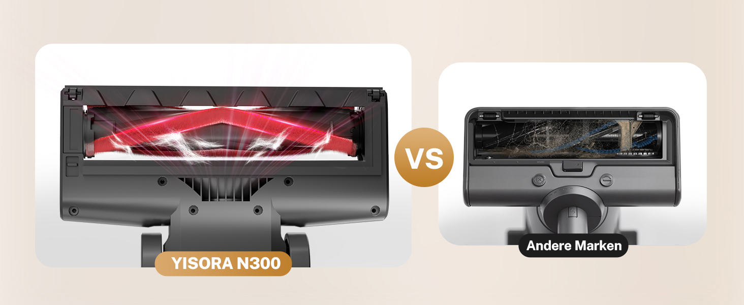 Бездротовий акумуляторний пилосос 25000Pa з антинамотувальною насадкою та автономністю 50 хвилин. Підходить для килимів, твердих підлог та видалення шерсті тварин. Колір: фіолетовий