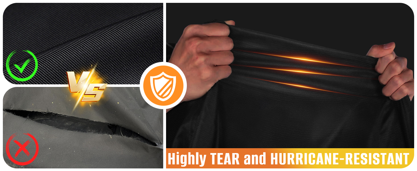 Захисний чохол для садово-патіо меблів, 250x250x90 см, водовідштовхуючий, стійкий до УФ-випромінювання, 420D, для вулиці