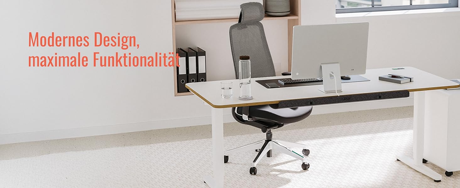 Стол Yaasa Desk Lite регульований по висоті 100x60 см, чорний – електричний офісний стіл з автопідйомом, пам'яттю та кабелепроводом