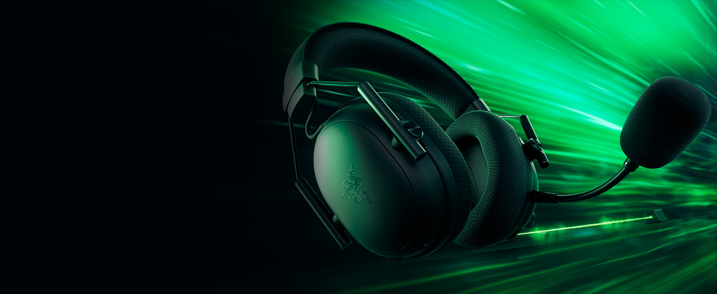 Razer BlackShark V3 Pro - Бездротові ігрові навушники для ПК (280г, Bluetooth, мікрофон HyperClear, драйвер TriForce Titanium 50 мм)