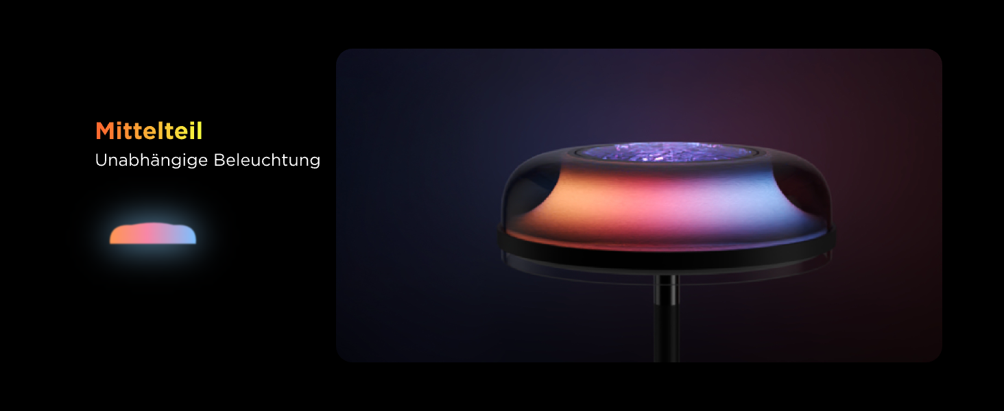 Світлодіодна торшер Govee RGBICWW з ефектом хвилі, багатозонне освітлення, 80+ режимів, Matter/Alexa, для вітальні, спальні