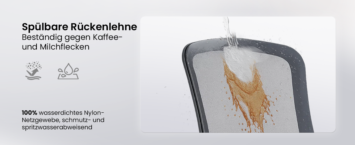 Офісний стілець ProtoArc Flexer ергономічний чорний з регулюванням глибини сидіння та дихаючою сітчастою спинкою для дому та офісу