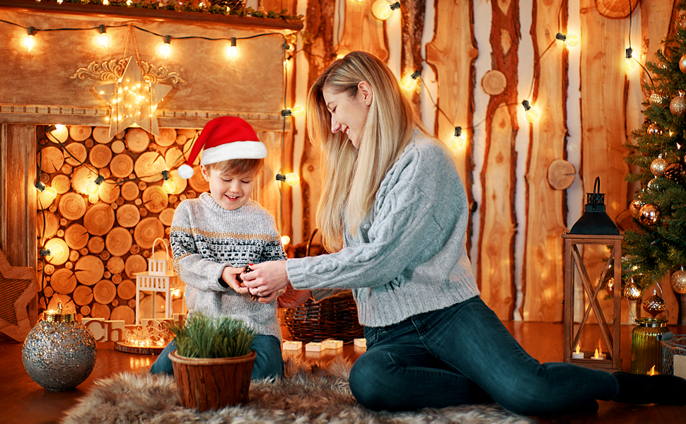 LED гірлянда для вулиці, 20 метрів, G40, 30+2 лампочки, пластик, IP44, вологостійка, для саду, вечірки, тепле світло, 20м, EU