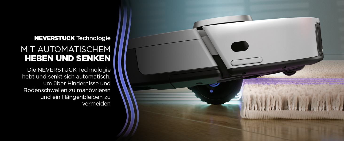 Робот-пилосос Shark PowerDetect з автопорожненням, самоочищення, до 60 днів роботи, для шерсті тварин, килимів та твердих підлог, з 3D та LiDAR навігацією, 14,5 см, білий