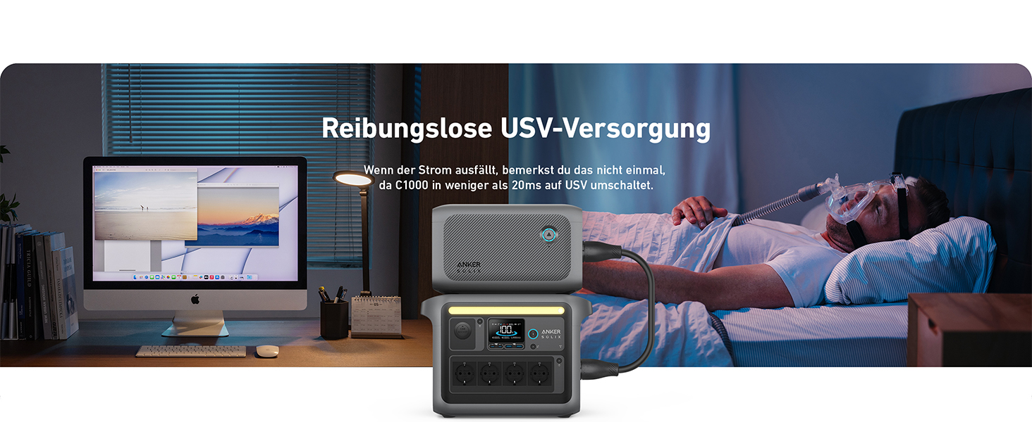 Anker SOLIX: Портативна електростанція, LiFePO4, 1800W, сонячний генератор, швидка зарядка, для кемпінгу та резервного живлення (опціональне сонячне панель)