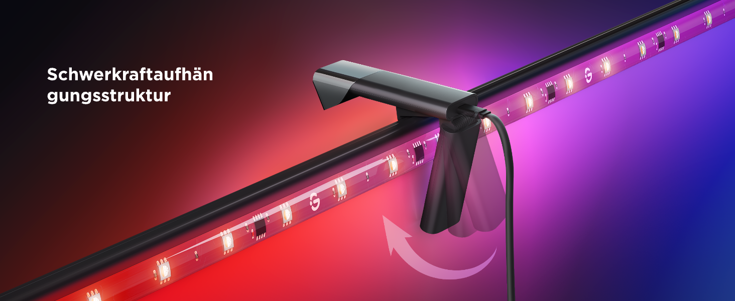 Розумна підсвітка для телевізора Govee TV Backlight 3 Lite з Fish-Eye корекцією, для ТВ 55-65 дюймів (1.8м)