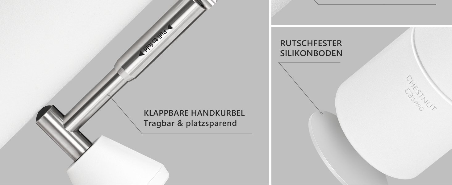 Ручна кавомолка TIMEMORE Chestnut C3S PRO з металевим корпусом для еспресо та френч-прес