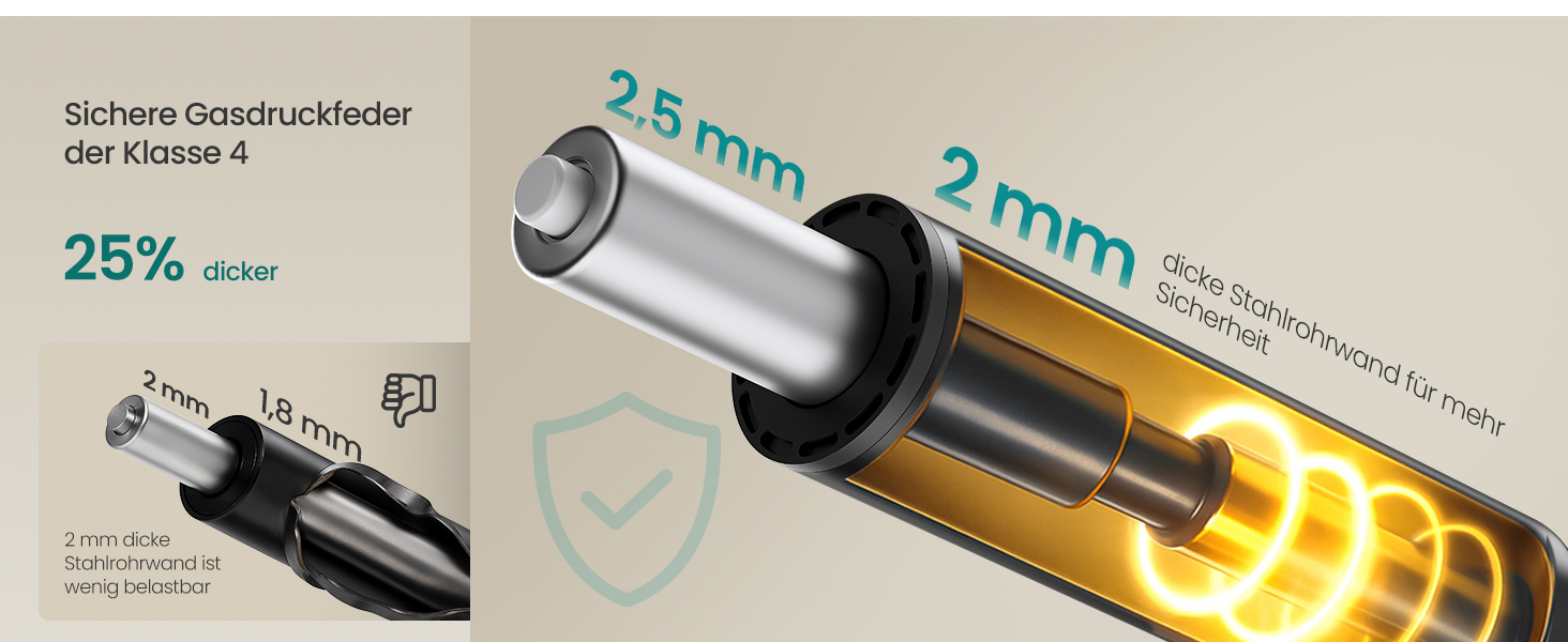 SONGMICS Стілець-табурет для стоячи, регульований по висоті, 48-65.5 см, чорний, OSC018BH01. Активний стул для офісу та дому.