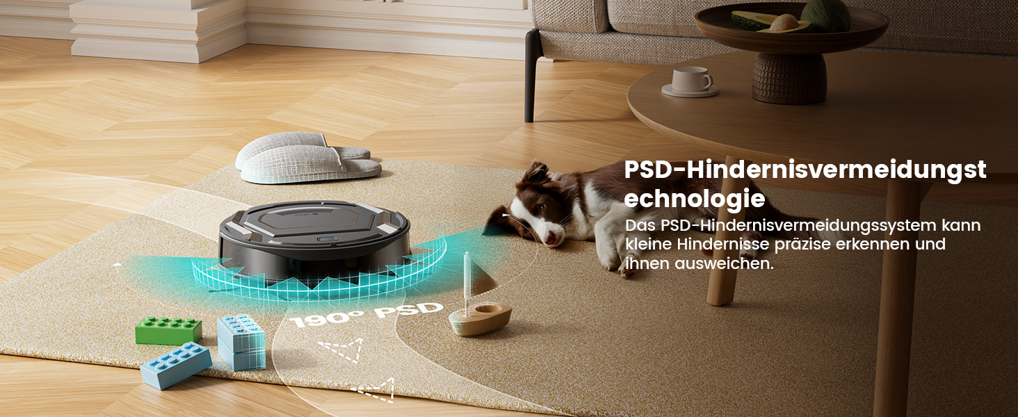 Робот-пилосос LEFANT M210 Pro+ Black: потужність 4000Pa, Wi-Fi, керування через додаток/Alexa, оминання перешкод 190°, тихий, для твердих підлог та килимів, збір шерсті тварин