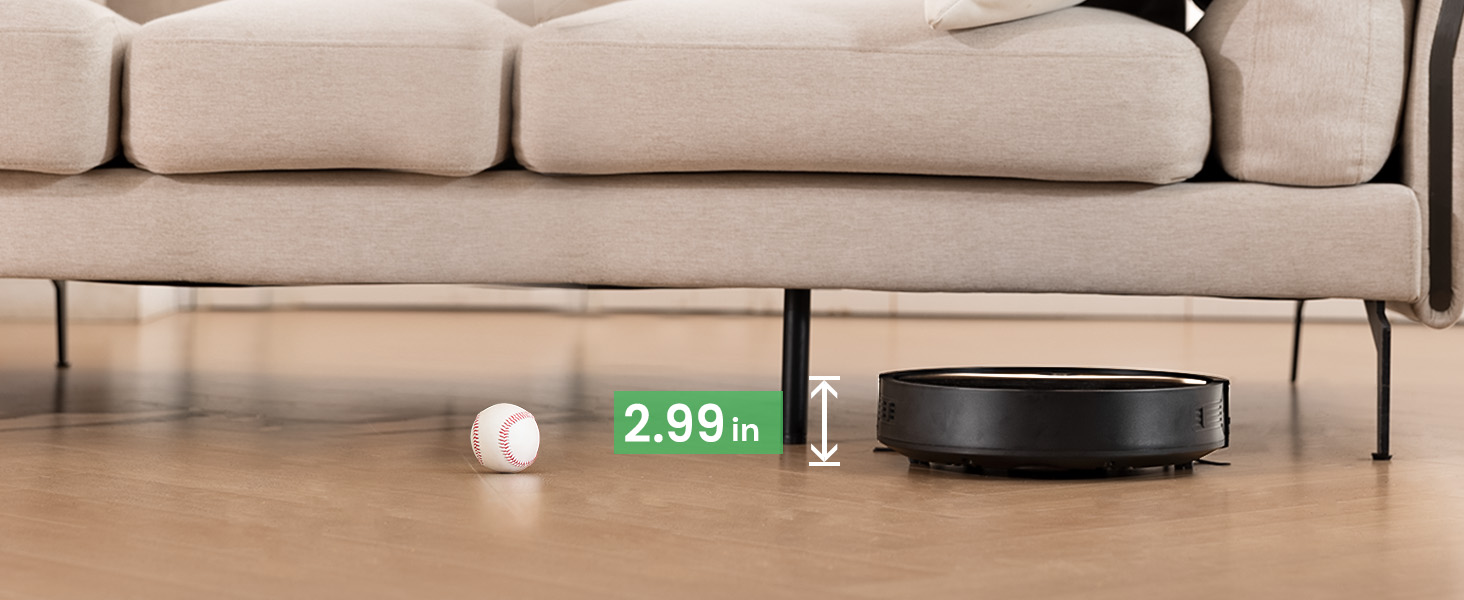 Робот-пилосос Vexilar W6 без функції миття, потужність 2800Pa, час роботи 140 хв, керування через додаток, голосове керування, безщітковий двигун, для шерсті тварин, килимів, твердих підлог