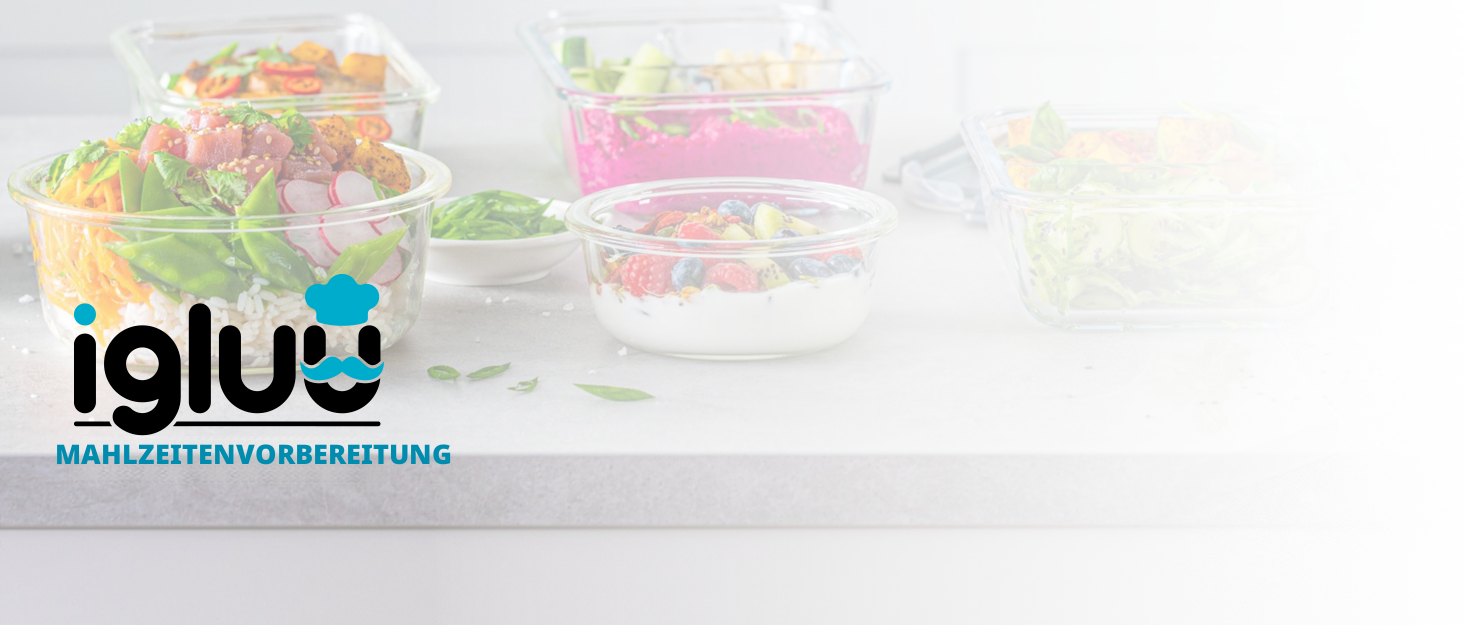 Набір скляних контейнерів для їжі Igluu Meal Prep (10 шт) — 370 мл та 1050 мл, герметичні ланч-бокси для зберігання продуктів