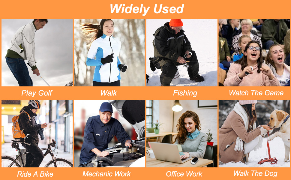 Електричний грілка для рук USB, Powerbank 5200mAh, портативний, багаторазовий, для жінок та чоловіків, для кемпінгу, зимові подарунки, чорний та білий